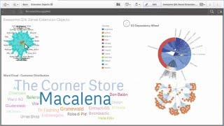 Qlik Sense in 60  Extension Objects [upl. by Odlanor]