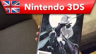 Bravely Second End Layer  Artbook Sneak Peek Nintendo 3DS [upl. by Sorensen]