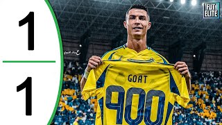 Cristiano Ronaldo celebrates 900 Goals  AlNassr vs AlAhli 11 Extended Highlights amp Goals 2024 [upl. by Oringa]