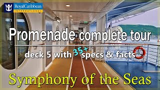 Most ignored deck on Symphony of the Seas Jogging deck complete tour with facts cruisetravelvideos [upl. by Iddo]