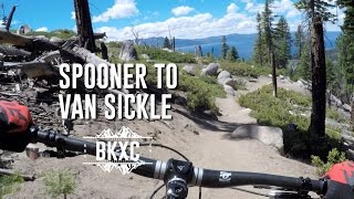 Mountain biking the Tahoe Rim Trail from Spooner Summit to Van Sickle [upl. by Brod784]