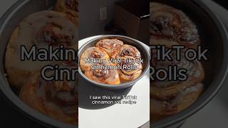 Making viral cinnamon roll recipe shorts cooking pregnancy food cinnamoroll foodie viral [upl. by Jerome833]