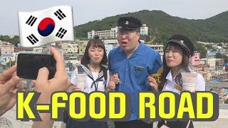 KOREAN FOOD ROAD This Video makes you hungry [upl. by Soracco]