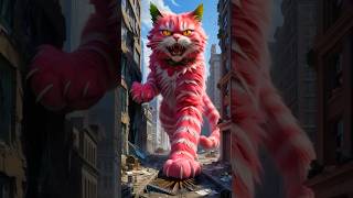 Strawberry Cat Destroys The City🙀🫣 [upl. by Haidebez]