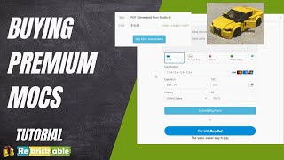 Buying Premium MOCs  Rebrickable Tutorial [upl. by Atalaya]