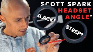 Slack VS Steep Headset Angle Explained  How to Setup Scott Spark Headtube [upl. by Tammie]