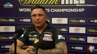 Gerwyn Price on beating Gurney quotI was thinking negative what a fool I was Ive learnt a lessonquot [upl. by Adohr764]