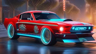 Ford Mustang Christmas Edition  Merry Christmas and a Happy New Year [upl. by Ecydnac725]