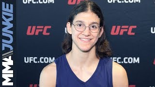 TUF 27 Finale Roxanne Modafferi media scrum in Las Vegas [upl. by Retsehc]