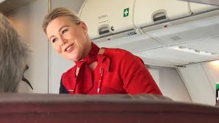 FREE EXTRA LEGROOM on QANTAS B737 QF739 Sydney to Adelaide ECONOMY Class [upl. by Ahsinak206]