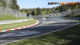 Nurburgring Porsche 911 GT3 Drift at Schwalbenschwanz [upl. by Ajuna679]