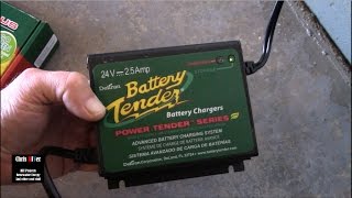 How to maintain your battery bank  Deltran 24volt quotBattery Tenderquot chargermaintainer [upl. by Haroppizt]