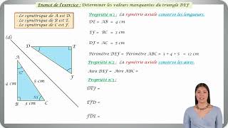 Tout savoir des propriétés de la symétrie axiale [upl. by Cherry754]