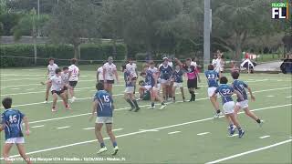 Okapi Wanderers Rugby FC U16 vs Key Biscayne Rugby Highlights 10 26 2024 [upl. by Nahtnanhoj]