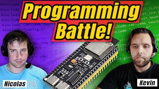 Fastest ESP32 programmer Two developers race each other against the clock [upl. by Marek787]