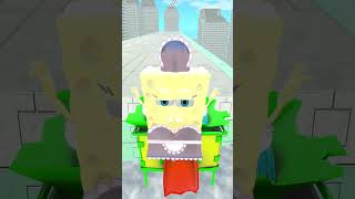 CHOOSE FAVORITE SPONGE BOB FAMILY TYPE 6 vs SUPER SHREDDER in Garrys Mod [upl. by Modeerf]