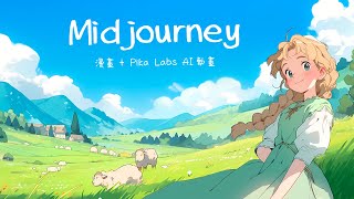 史上最強的漫畫助手來了！使用 Midjourney 建立角色  分鏡設計 🎨 同場加映 Pica Labs AI 動畫！ [upl. by Atival189]