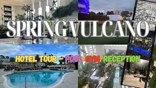 Spring Vulcano Hotel Tour 2024  GYM  RECEPTION  POOL [upl. by Etiuqal]