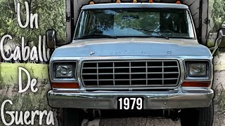 FRENTE MÁS IMPONENTE‼️ 1979 Ford F350 Custom Doble Rodado Cajon de Plataforma  Foringas Beto Trokas [upl. by Berkly]