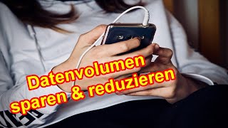 Android Handy Datenvolumen  Anzeigen  Sparen  Reduzieren – Einschränken  Anleitung [upl. by Nagoh]