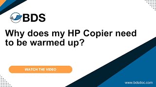 Why does my HP Copier need to be warmed up [upl. by Pheni]