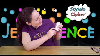 Make a Scytale Cipher  Science for Kids at Home [upl. by Lisabeth]