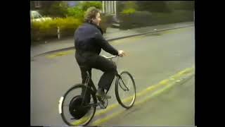 Cyclemaster run up amp down the mainstreet in Markfield Leicestershire 1985 [upl. by Eittol]