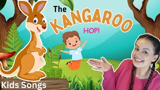 The Kangaroo Hop amp Bop  Jungle Animals Nursery Rhymes  For Kids  Baby Songs  Toddler Dance Along [upl. by Caritta]