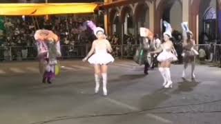 4 Girls FALL in platform boots during Carnaval de Oruro 2023 Bolivia [upl. by Anoyet]