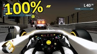 Monaco Night Race F1 Career Mode HRT [upl. by Uokes107]