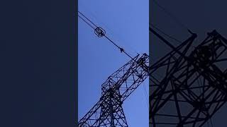 Insulator changing of 400 KV pgcil automobile funny pgcil hiphop music rap [upl. by Reniti533]