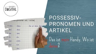 Possessivpronomen und artikel  das ist der Unterschied an Klasse 5 inkl Arbeitsblatt [upl. by Ylloh]