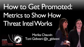 How to Get Promoted Developing Metrics to Show How Threat Intel Works  SANS CTI Summit 2019 [upl. by Niotna]