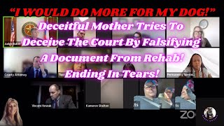 Deceitful Mother Tries To Deceive The Court By Falsifying Documents From R€hab Ending In Tears [upl. by Adnih]