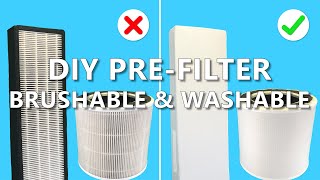 HOW TO MAKE A PREFILTER FOR AN AIR PURIFIER [upl. by Sugihara42]