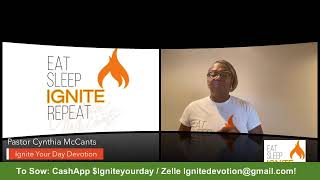 Ignite your day in the word with Pastor Cynthia McCants [upl. by Dannie248]