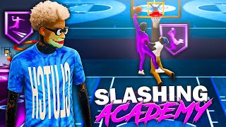 2K22 GUARD ACADEMY  BEST FINISHING BADGES  DUNK PACKAGES  BEST SLASHING BUILD in NBA 2K22 [upl. by Rairb995]