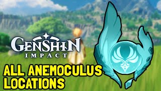 Genshin Impact All Anemoculus Locations [upl. by Leif859]