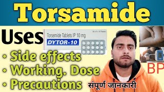 Dytor 10  Torsemide 20mg Uses Side effects Working Interaction Dose Price in Hindi [upl. by Raimund]