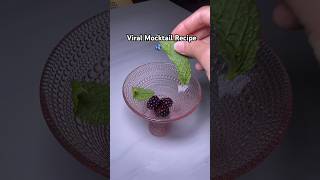 The SKINNIEST JUICY Mocktail ✨🫐 trending mocktail mocktailrecipes shorts viralvideo short [upl. by Bellina]