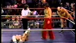 The Great Muta amp Buzz Sawyer vs Rick Fargo amp Mike Hart [upl. by Liane]