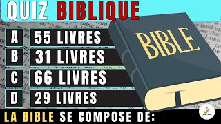 Quiz Biblique  Testez vos connaissances sur la Bible  Jeux Biblique Quiz en FRANCAIS [upl. by Springer673]