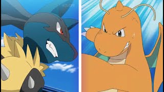 Ash  Dragonite  Vs Korrina  Mega Lucario  Ep 25 Pokemon AMV  Wake up [upl. by Wooster]