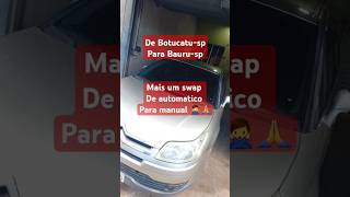 Mais um swap de câmbio manual para Citroën c4 pallas esse tá 100km de Casa  mechanic carros [upl. by Aciretehs]