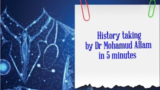 Clinical Cardiology History taking in 5 minutes by Dr Allam [upl. by Shue]