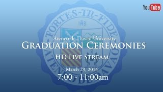 Ateneo de Davao University 2014 Graduation Ceremonies [upl. by Yehc]