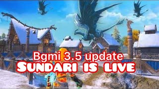 NEW 35 UPDATE WITH 120 FPS  BGMI WITH SUNDARI  shorts bgmi pubgmobile [upl. by Millhon343]