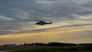 First flight of Boeing MH139 Grey Wolf Helicopter for the US Air Force [upl. by Wanda126]