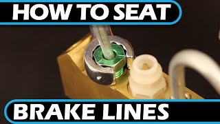 How to  Prevent a Brake Line Fitting from Leaking [upl. by Asaeret]