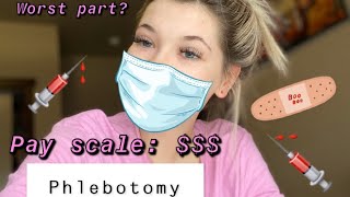 Phlebotomy 101 What’s it really like  Pay Worst part [upl. by Chic]